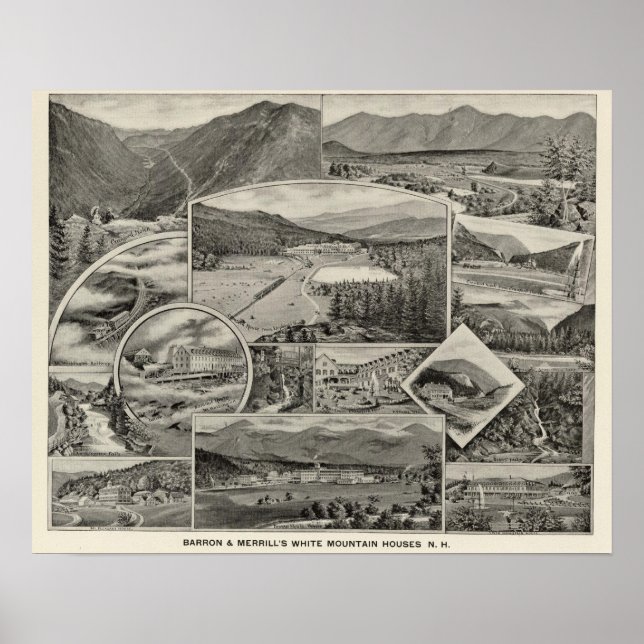 Barron & Merrill's White Mountain house, NH Poster (Framsidan)