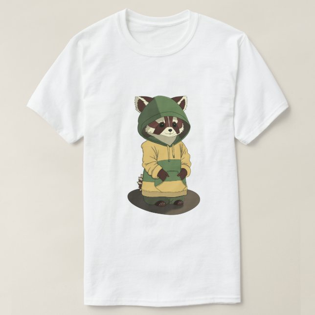 Barron the Raccoon T Shirt (Design framsida)