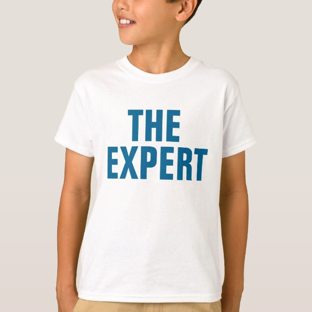 BARRON TRUMP EXPERT-killarna ringer t-shirts (Framsida)