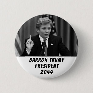 Barron Trump för president Knapp