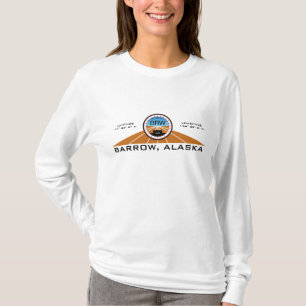 Barrow Alaska (BRW) flygplatsskjorta T Shirt