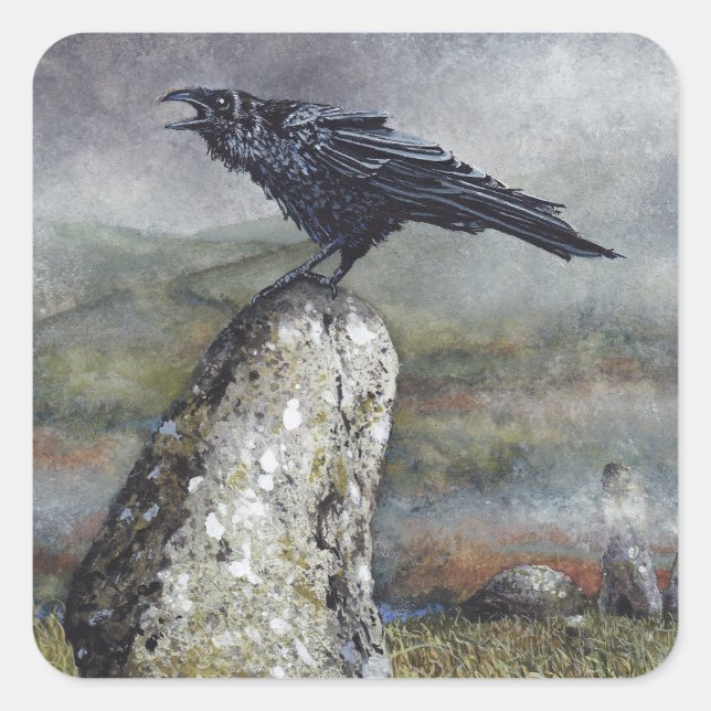 Barrow Stickers Fyrkantigt Klistermärke (Framsida)