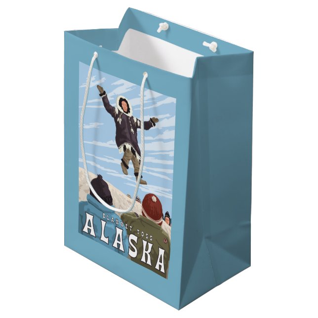 Barrow vintage resor för Alaska filtdugg (Framsidan Vinklad)