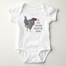 Barrt Sten Chicken med funny text T-Shirt