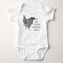 Barrt Sten Chicken med funny text T-Shirt