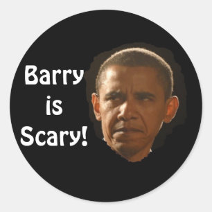 Barry är Scary! Runt Klistermärke