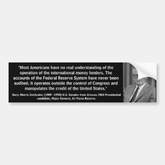 BARRY GOLDWATER CITTAT/FEDERAL RESERVE BILDEKAL
