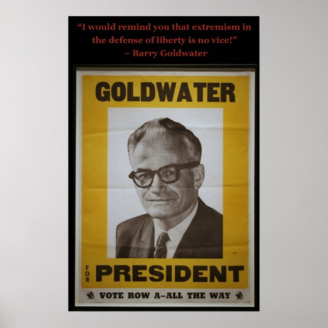Barry Goldwater Poster (Framsidan)