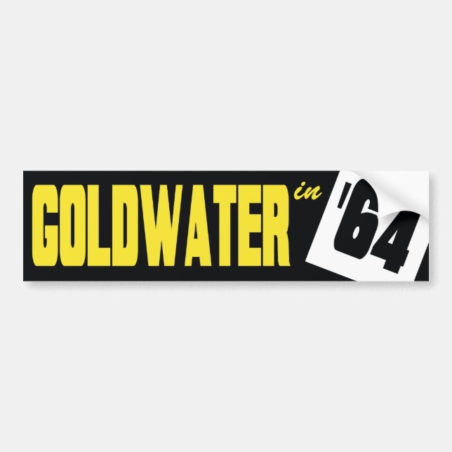 Barry Goldwater vintagebildekal 1964 Bildekal (Framsidan)