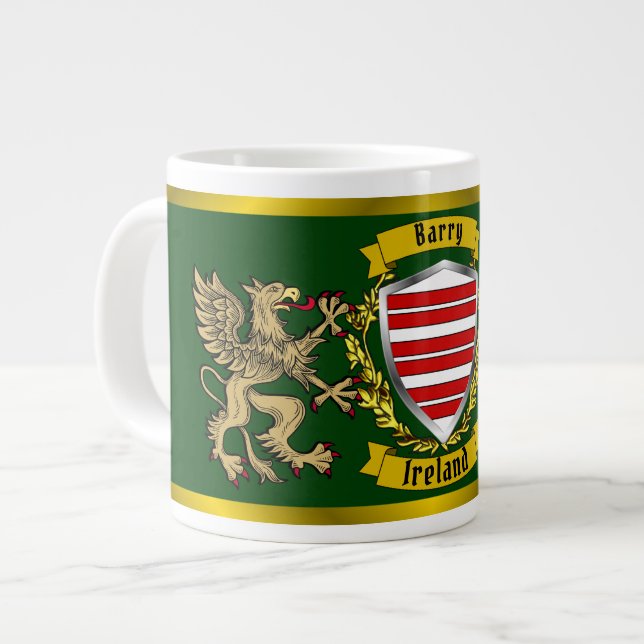 Barry Irish Shield & Griffins Jumbo Mugg (Framsida vänster)