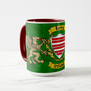 Barry Irish Shield & Griffins Personlig Mugg