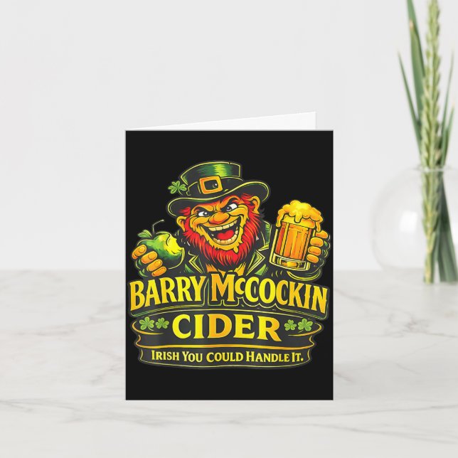 Barry mccockiner mcconconner irländsk pub rolig sa kort (Framsida)
