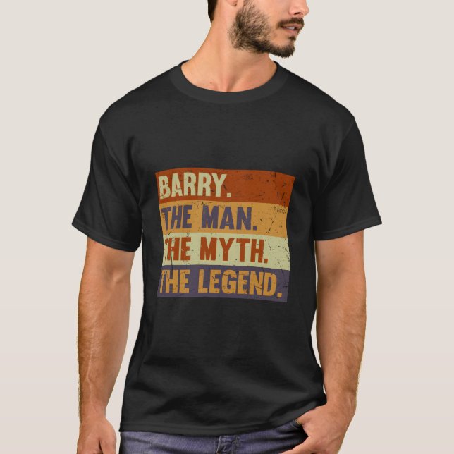 Barry Myten Legenden För Barry T Shirt (Framsida)