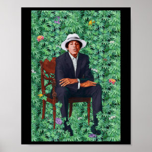 Barry Obama President Porträtt Poster