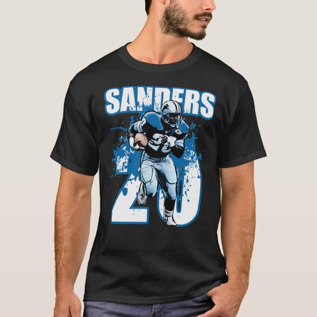 Barry Sanders Classic T-Shirt (Framsida)