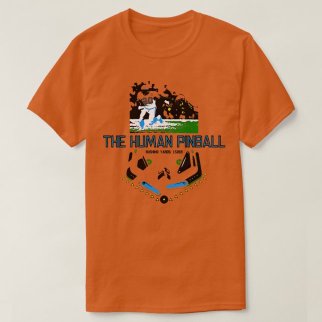 Barry Sanders T Shirt (Design framsida)