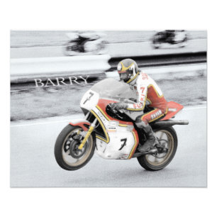 Barry Sheene Fototryck