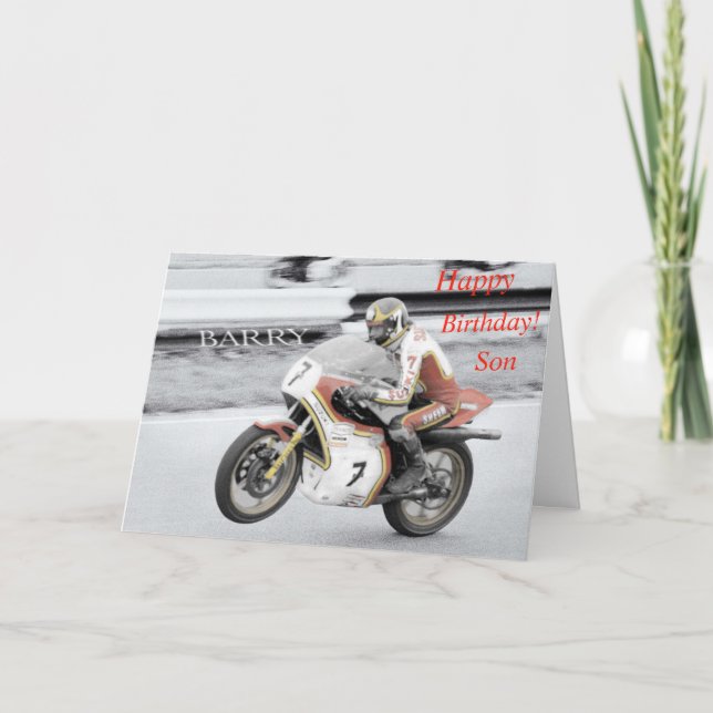 Barry Sheene Kort (Framsida)