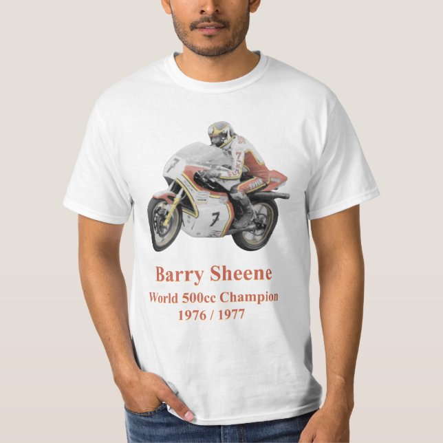 Barry Sheene T Shirt (Framsida)