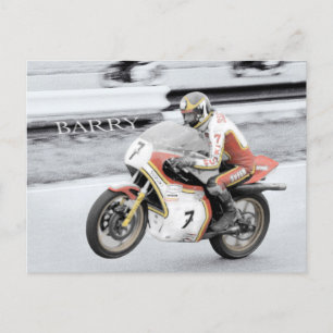 Barry Sheene Vykort