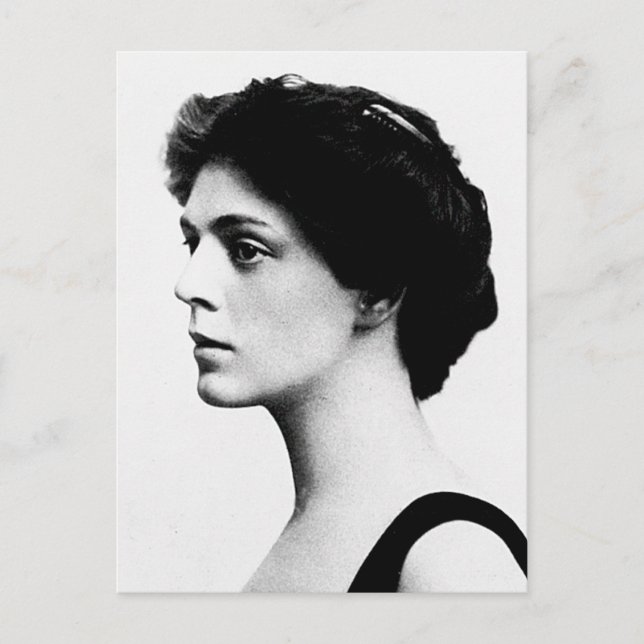 Barrymore ~ Ethel American Actress Vykort (Framsida)