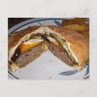 Bärsåld Burgers Recipe Vykort