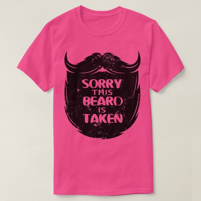 Bärskägda BORTOM SORRY DETTA BEARD TAS T Shirt (Design framsida)