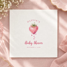 Bärsoet Jordgubbs Baby Shower
