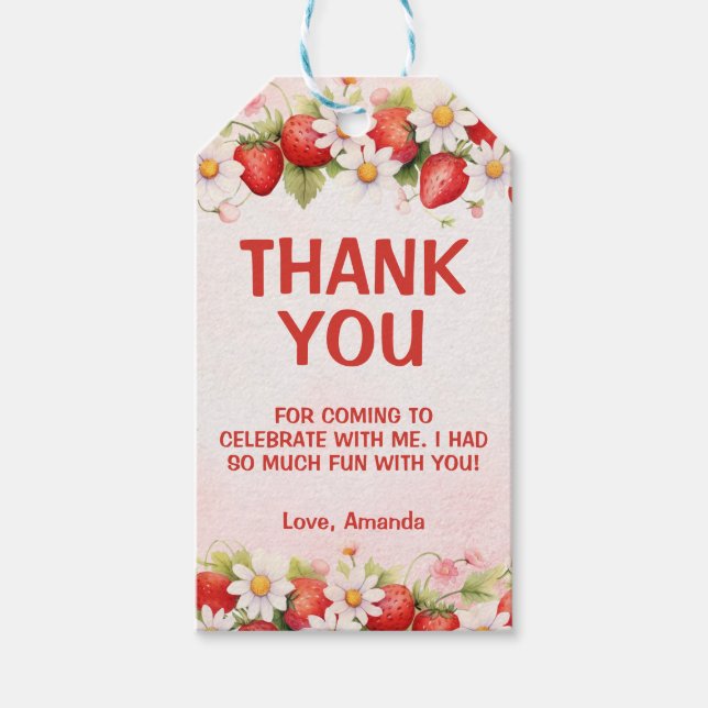 Bärsoett första födelsedag presentetikett (Framsidan)