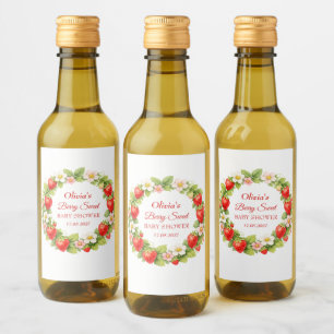 Bärsoß barnkal Bärnstensfärgad babyflicka Pojke Vinetikett
