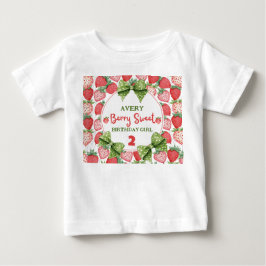 Bärsoß födelsedags jordgubbsfest t shirt