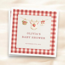 Bärsoß Jordgubbsrutig Baby Shower-fest