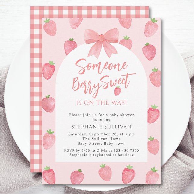Bärsoß Strävår Töjte Babyshower Inbjudningar (Skapare uppladdad)