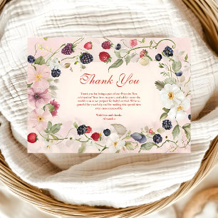 Bärsoßa Baby Shower Tack Kort