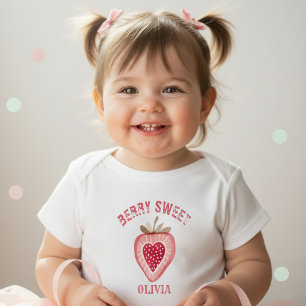 Bärsoßa Strawberry Girls Födelsedag T Shirt