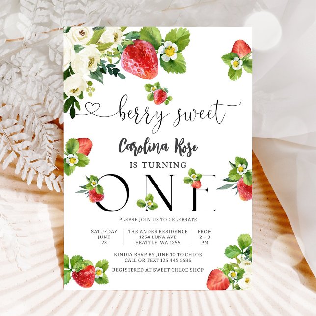 Bärsöta inbjudan till första födelsedagen (Skapare uppladdad)