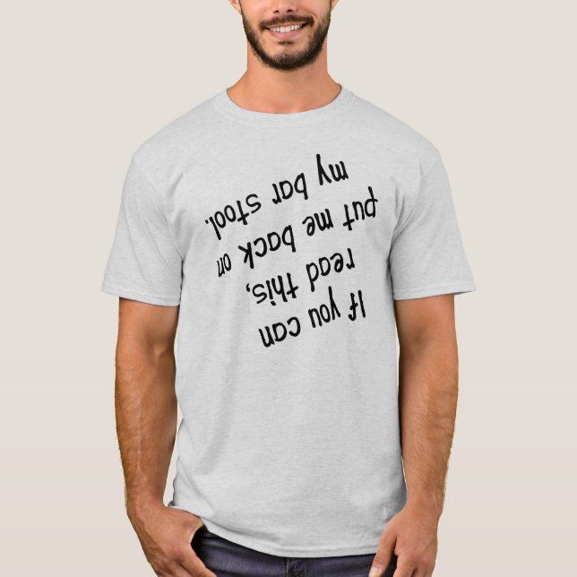 barstoolt-skjorta tee shirt (Framsida)