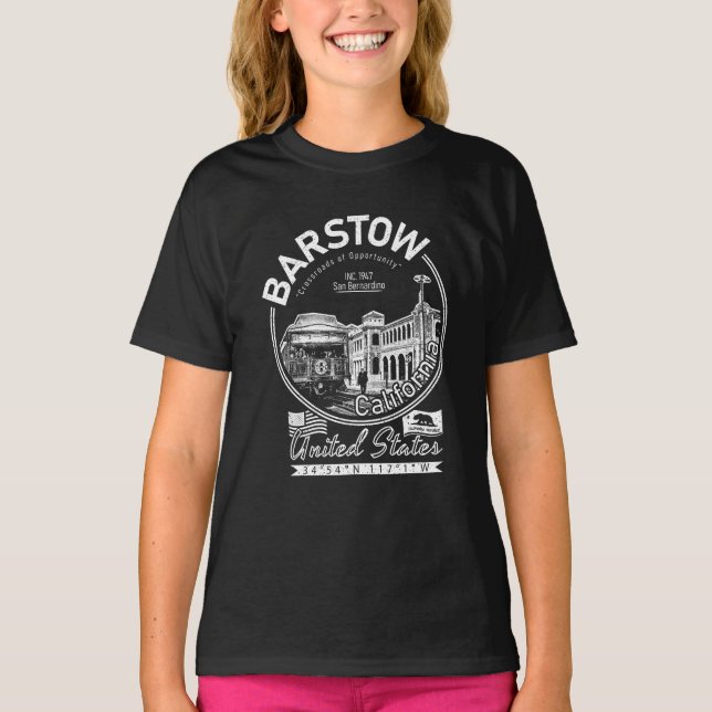 BARSTOW CALIFORNIA - CASA DEL DESIERTO T SHIRT (Framsida)