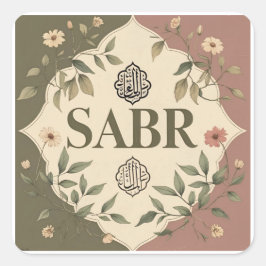 Bärstyrka med dig - dessa Patientklistermärken Fyrkantigt Klistermärke