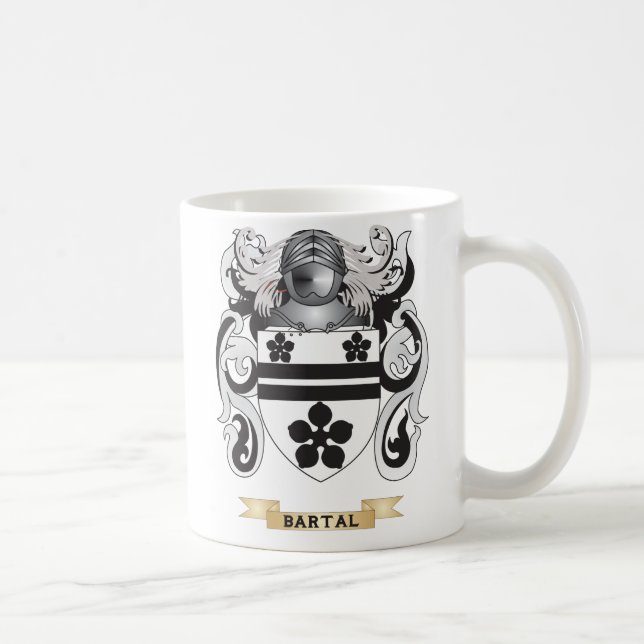 Bartal vapensköld (familjvapenskölden) kaffemugg (Höger)