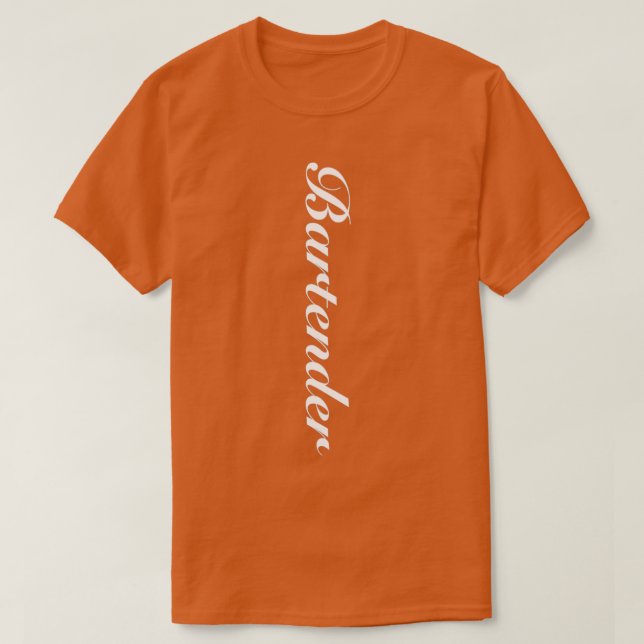Bartender 2 t shirt (Design framsida)