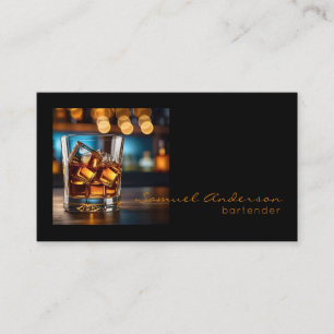 Bartender-Affärskorten Visitkort