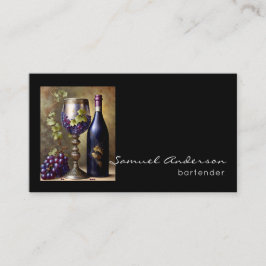 Bartender-Affärskorten Visitkort