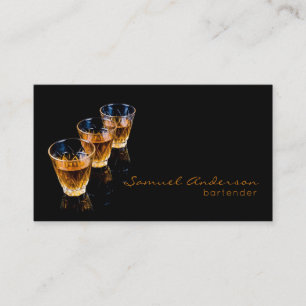 Bartender-Affärskorten Visitkort