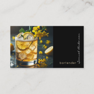 Bartender-Affärskorten Visitkort