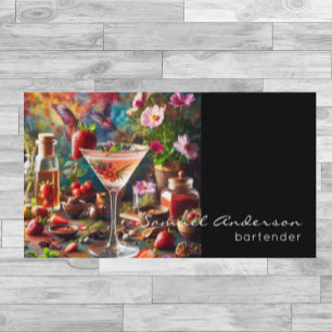 Bartender-Affärskorten Visitkort
