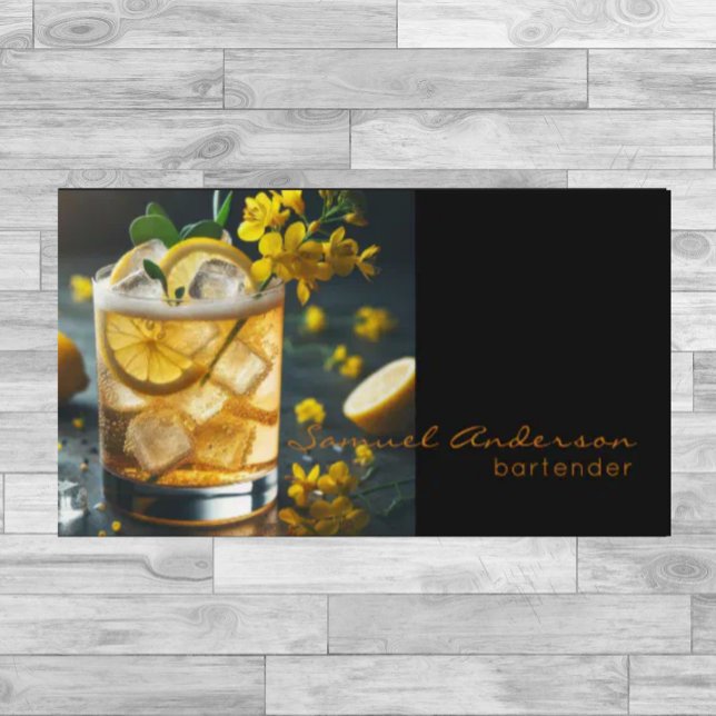 Bartender-Affärskorten Visitkort (Skapare uppladdad)