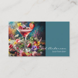 Bartender-Affärskorten Visitkort