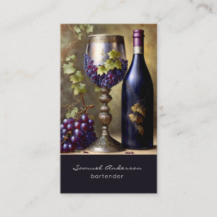 Bartender-Affärskorten Visitkort