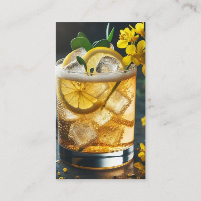 Bartender-Affärskorten Visitkort (Framsida)